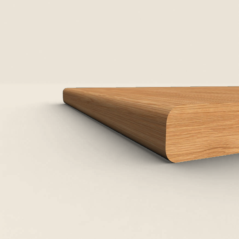 Bullnose Solid Oak Window Board Bullnose solid oak window board profile