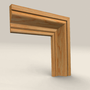 Cesar Solid Oak Architrave Cesar solid oak architrave profile