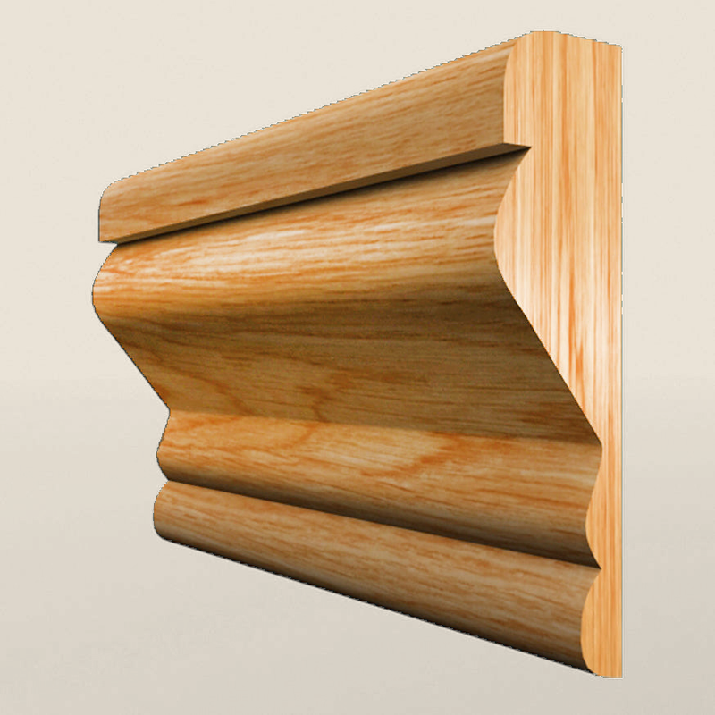 Cesar Solid Oak Dado Rail Cesar solid oak dado rail profile