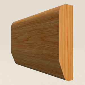 Chamfered Round Solid Oak Dado Rail Chamfered Round solid oak dado rail profile