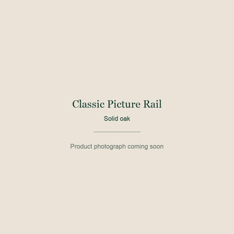 Classic Solid Oak Picture Rail Classic Solid Oak Picture Rail – product image unavailable