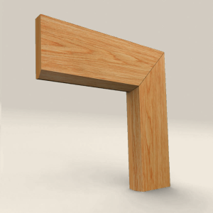 Edge Solid Oak Architrave Edge solid oak architrave profile