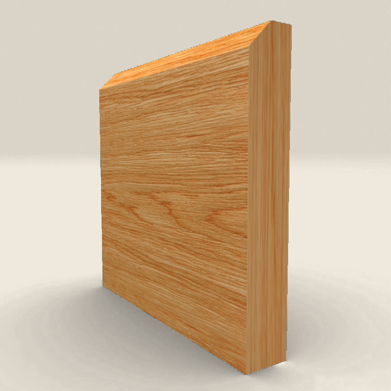 Edge Solid Oak Skirting Board Edge solid oak skirting board profile