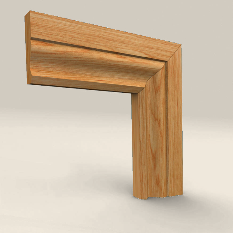 Large Ogee Solid Oak Architrave Large Ogee solid oak architrave profile