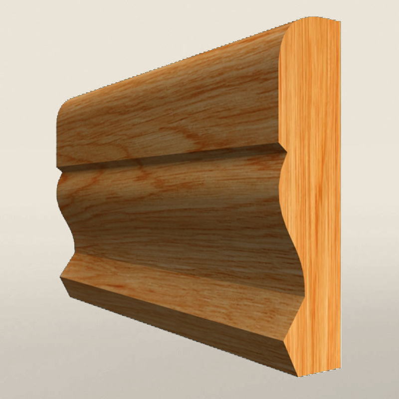Large Ogee Solid Oak Dado Rail Large Ogee solid oak dado rail profile