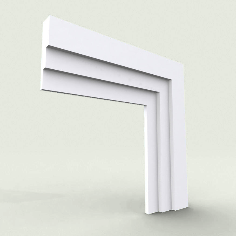 Large Stepped MDF Architrave Large Stepped MDF architrave profile