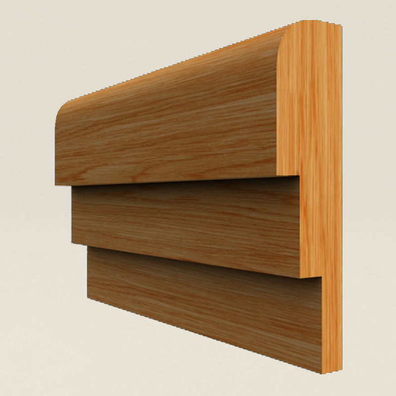 Large Stepped Solid Oak Dado Rail Large Stepped solid oak dado rail profile