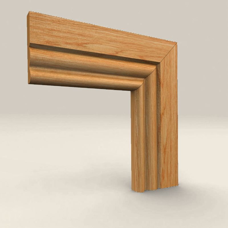 Ogee 3 Solid Oak Architrave Ogee 3 solid oak architrave profile