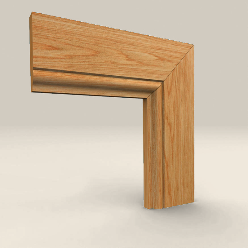 Ovolo Mini Solid Oak Architrave Ovolo Mini solid oak architrave profile
