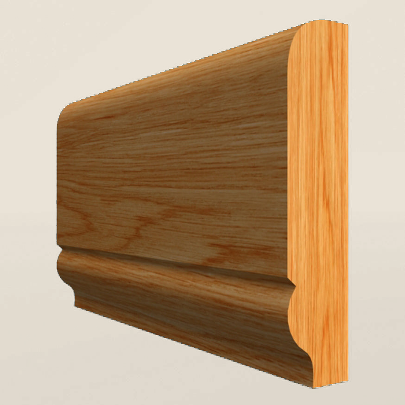 Ovolo Mini Solid Oak Dado Rail Ovolo Mini solid oak dado rail profile