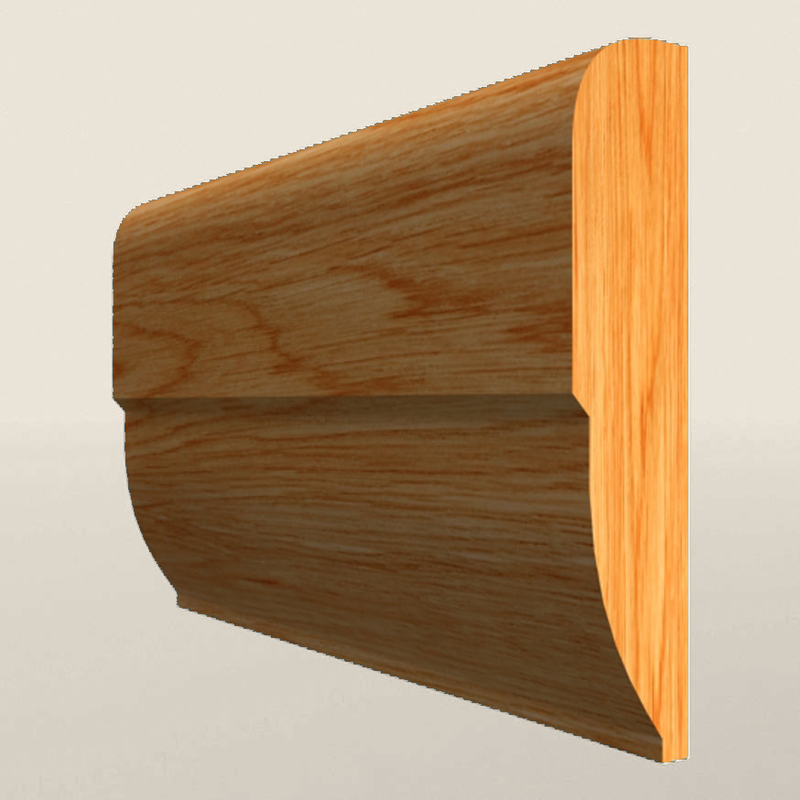Ovolo Solid Oak Dado Rail Ovolo solid oak dado rail profile