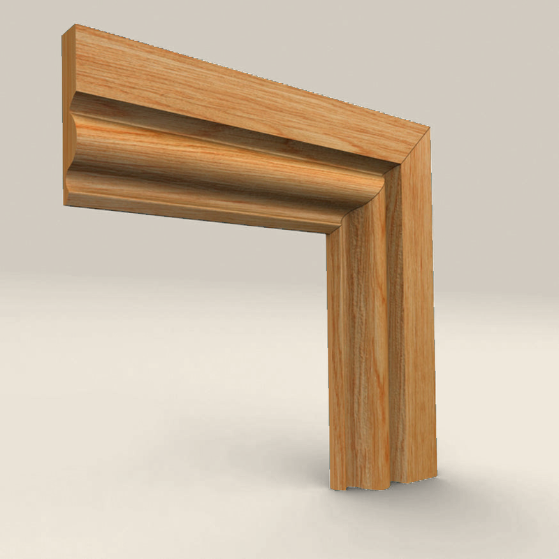 Regency Ogee Solid Oak Architrave Regency Ogee solid oak architrave profile