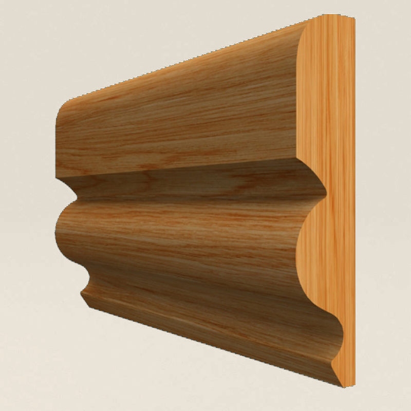 Regency Ogee Solid Oak Dado Rail Regency Ogee solid oak dado rail profile