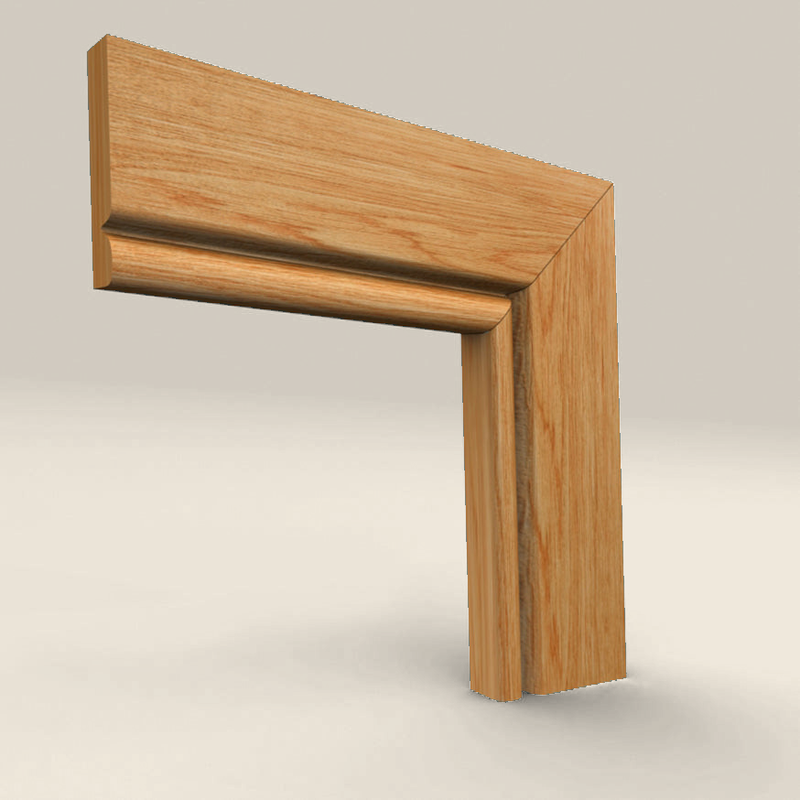Reveal Solid Oak Architrave Reveal solid oak architrave profile