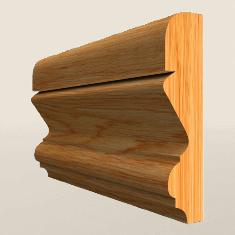 Royal A Solid Oak Dado Rail Royal A solid oak dado rail profile