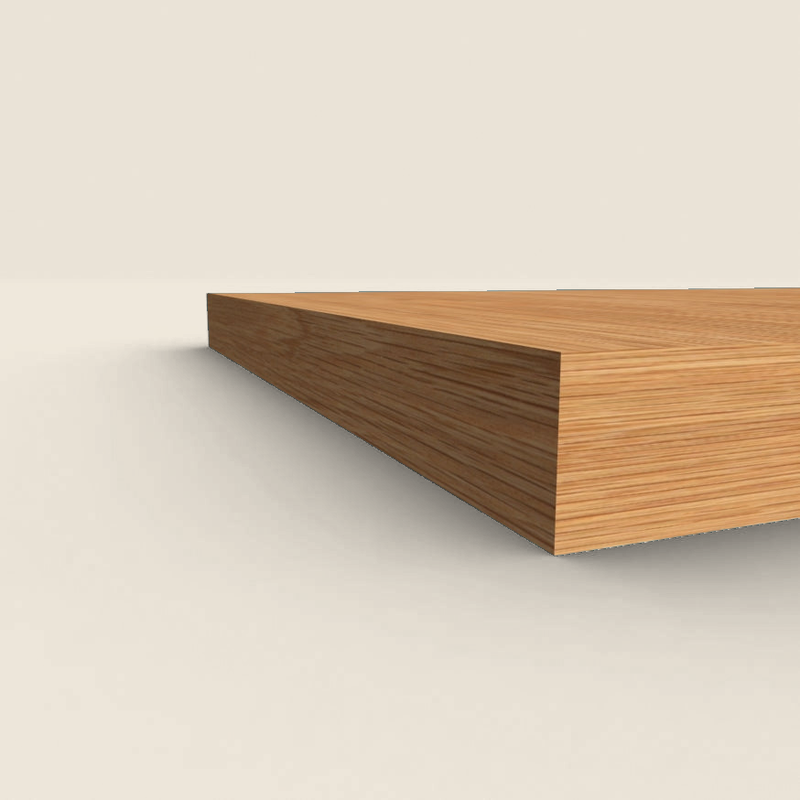 Square Edge Solid Oak Window Board Square Edge solid oak window board profile