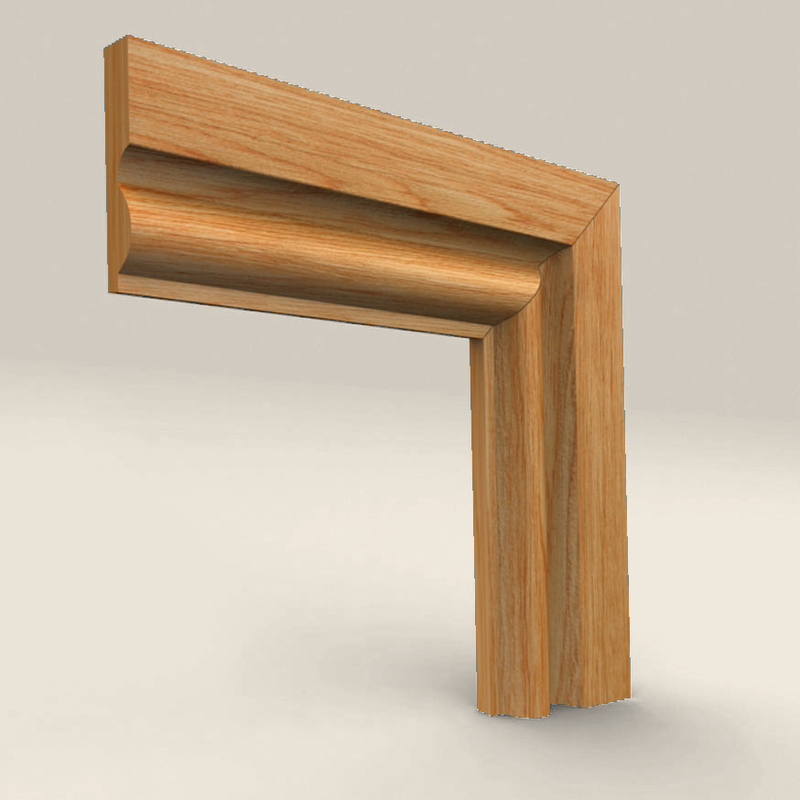 Torus Solid Oak Architrave Torus solid oak architrave profile