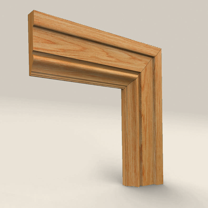 Victorian Solid Oak Architrave Victorian solid oak architrave profile