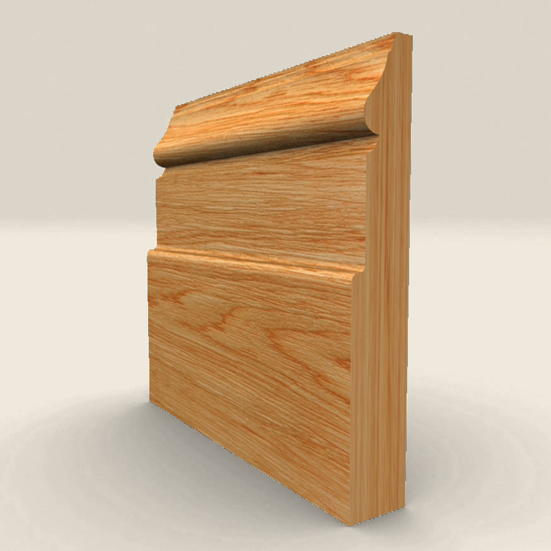 Victorian Solid Oak Skirting Board Victorian solid oak skirting board profile